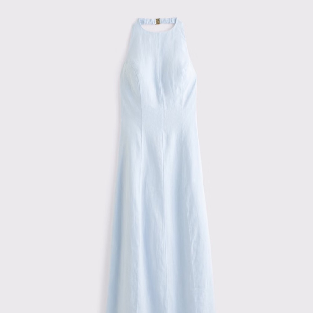 Abercrombie & Fitch Light Blue Maxi Dress